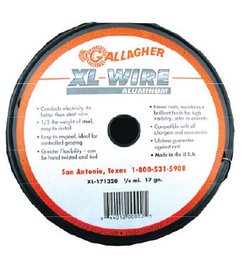 Red Brand 85611 Electric Fence Wire 14 ga Wire 1/2 mile LSteel Galvanized