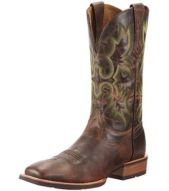 mens square toe western boots