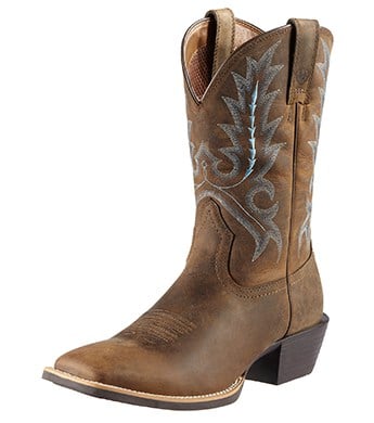 Ariat, Men's Sports Outfitter Distressed Brown Cowboy Boots, 10011801 ...
