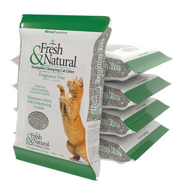 Fresh \u0026 Natural Scoopable Cat Litter 