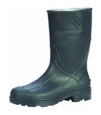 kids black rain boots
