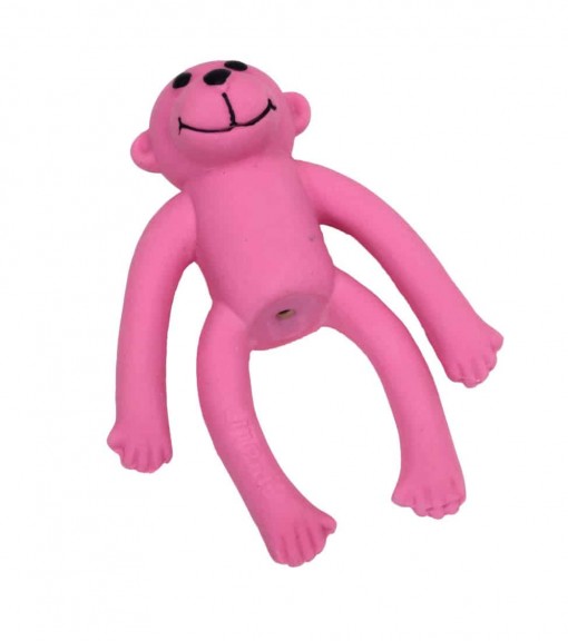 Li'l Pals Latex Monkey Dog Toy, Pink, 4 in. Wilco Farm Stores