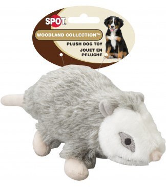 stuffed possum dog toy