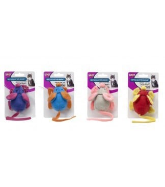 cat toy mice with rattle