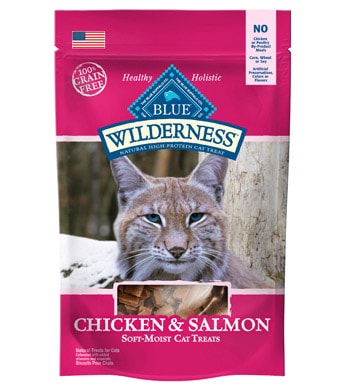 Blue Buffalo Wilderness Chicken Salmon Cat Treats 2 oz. Wilco