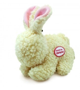 LI'L PALS Mesh Dog Toys, Rabbit 