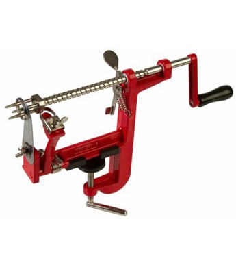 Apple Peeler Red With Table Clamp