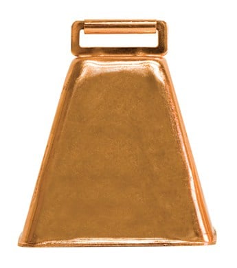 Weaver Leather Copper Cow Bell, 3.25 - Wilco Farm Stores