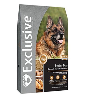 Senior Dog Food >> Exclusive Senior Chicken Brown Rice Dog Food 30 Lb Senior Dog Food >> Exclusive Senior Chicken Brown Rice Dog Food 30 Lb