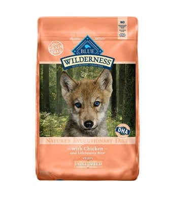 Blue wilderness outlet puppy food