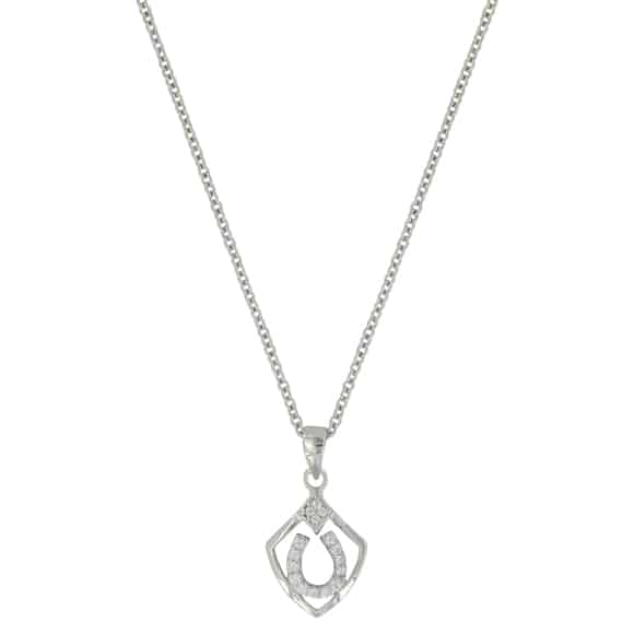 Montana Silversmiths, Shielded in Horseshoes Necklace, NC3614 - Wilco ...