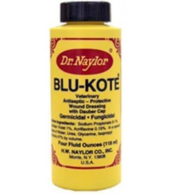 Easiest way to apply Blu-Kote to chickens with wounds 