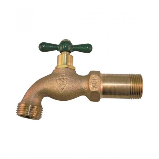 Arrowhead Brass 201BCLD Standard Hose Bib, 1/2 x 3/4 in MIP x Hose