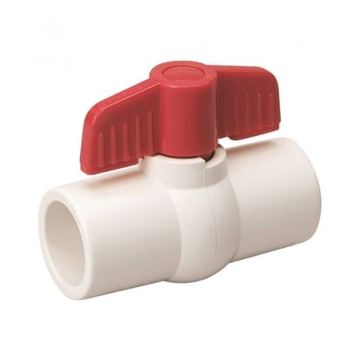 B & K 107-123HN Ball Valve, 1/2 in Compression, 2 Ports/Ways, CPVC