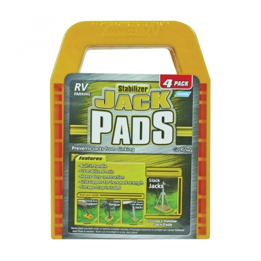 CAMCO 44595 Stabilizer Jack Pad, Resin, Yellow