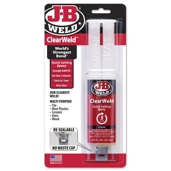 JB WELD 50112 Epoxy Adhesive, 25 mL Syringe Wilco Farm Stores