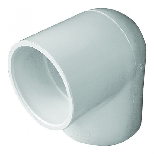 GENOVA 300 Series 30720 Pipe Elbow, 2 in Slip, 90 deg, White