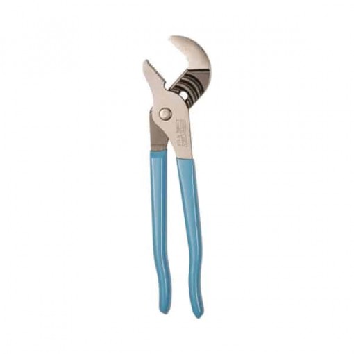 CHANNELLOCK 420 Tongue and Groove Plier, HCS Jaw, 9-1/2 in OAL, Blue Handle