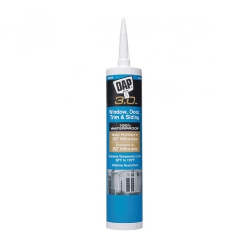 DAP 3.0 18360 Sealant, White, 9 oz Tube