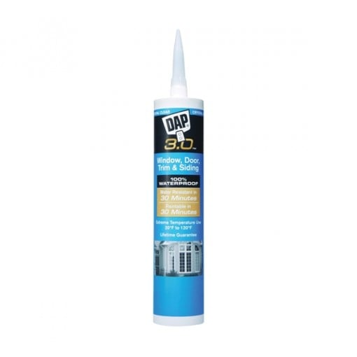 DAP 3.0 18360 Sealant, White, 9 oz Tube