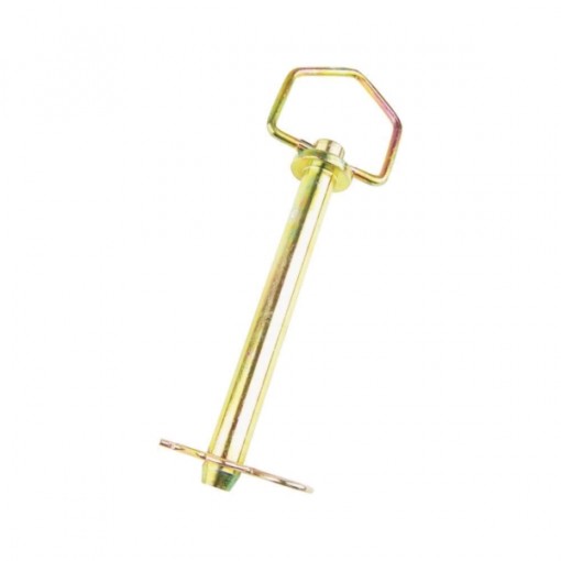 SPEECO S071032C0 Hitch Pin, 6-1/4 in L Usable, 3/4 in Dia Pin, Steel, Yellow Zinc Dichromate