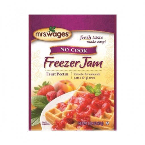 Mrs. Wages W599-H3425 No-Cook Freezer Jam Fruit Pectin, 1.59 oz Pouch