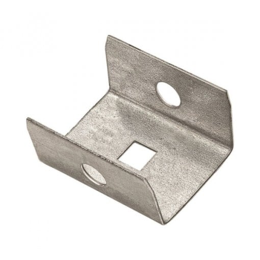 National Hardware N104-307 Box Rail End Cap, Steel, Galvanized