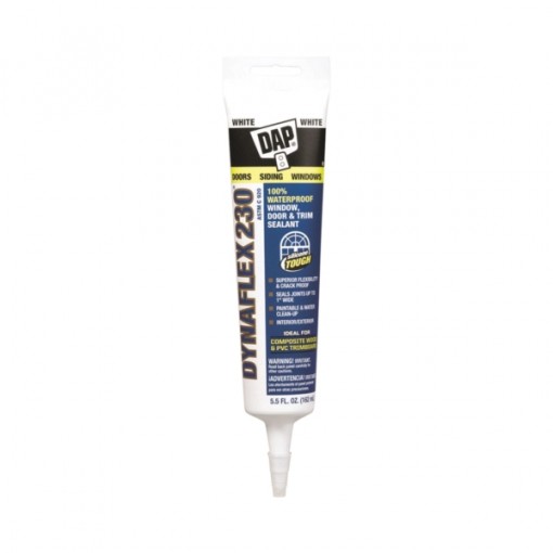 DAP 18860 Premium Sealant, Clear, 5.5 oz Squeeze Tube