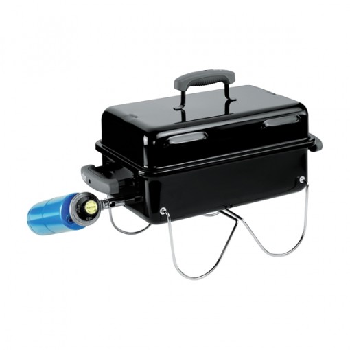 Weber Go-Anywhere 1141001 Gas Grill, Liquid Propane, Stainless Steel