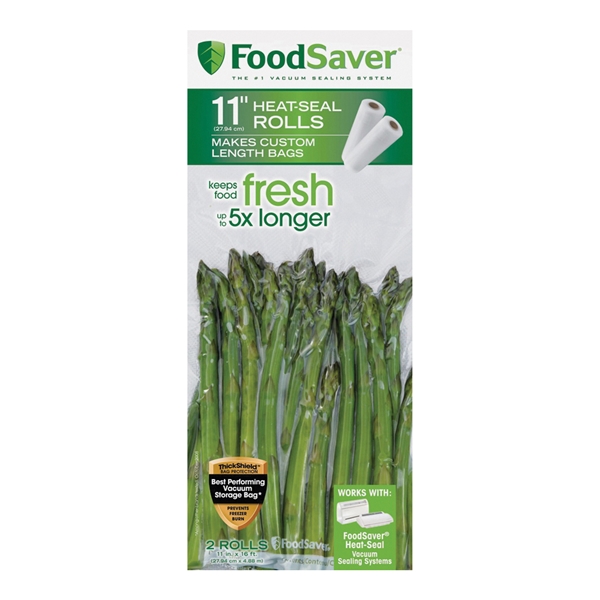 Foodsaver GameSaver 11Inx16Ft Portion Pouch Heat-Seal 2 Pack