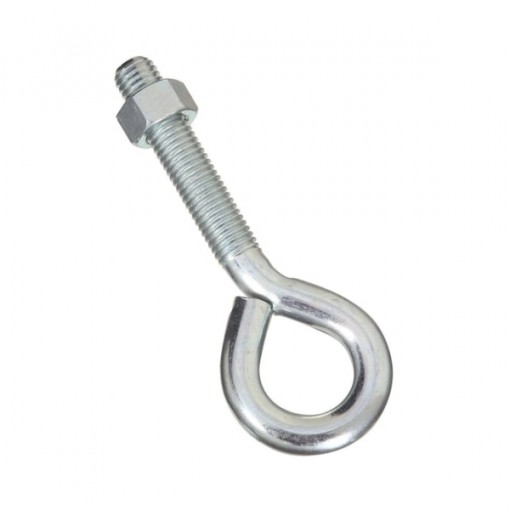 National Hardware N347-666 Eye Bolt, 5/8 in Thread, 3-1/4 in L Thread, 1-1/4 in ID Dia Eye, Steel, Zinc