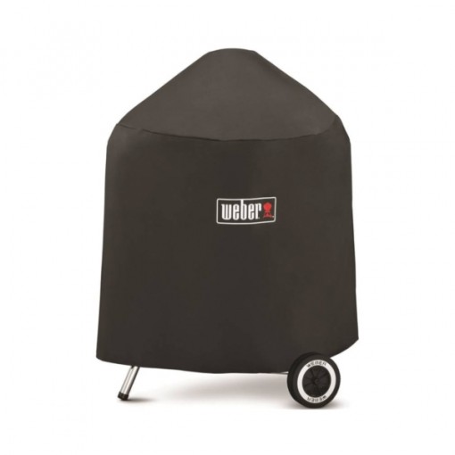 Weber 7150 Grill Cover, 22 in L, 30 in W, 30 in H, Polyester, Black