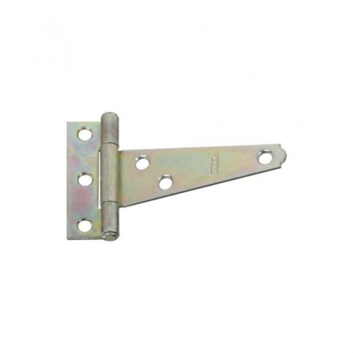 National Hardware N128-512 T-Hinge, 18 lb Weight Capacity, Screw Mounting, Steel, Zinc