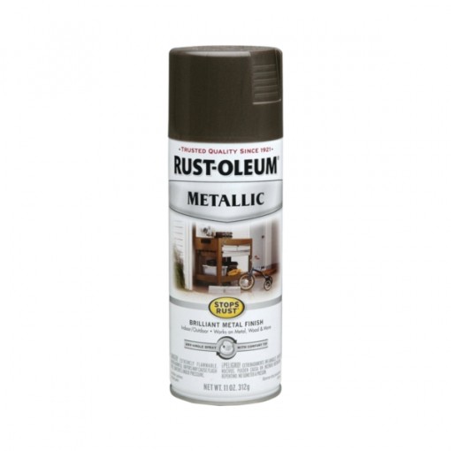 Rust Oleum Stops Rust 7272830 Metallic Spray Paint Metallic Dark