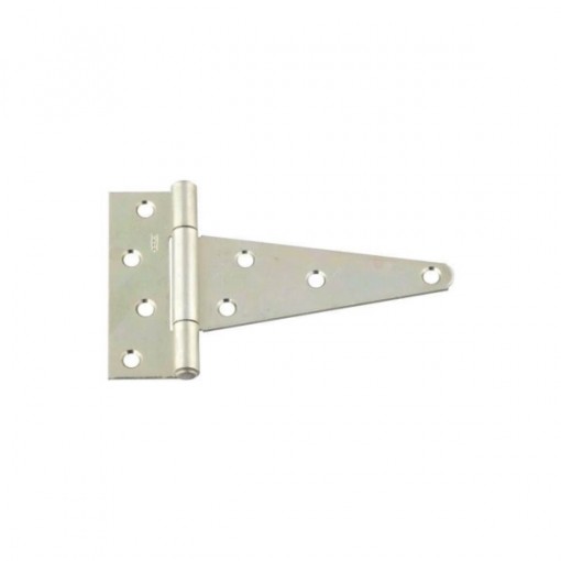 National Hardware N129-072 T-Hinge, 70 lb Weight Capacity, Screw Mounting, Steel, Zinc