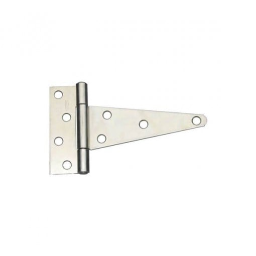 National Hardware N129-171 T-Hinge, 23 lb Weight Capacity, Screw Mounting, Steel, Zinc