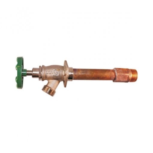 Arrowhead Brass 455-10LF Frost-Free, Lead-Free, Standard Wall Hydrant, 1/2, 3/4 x 3/4 in FIP/MIP x Male Hose