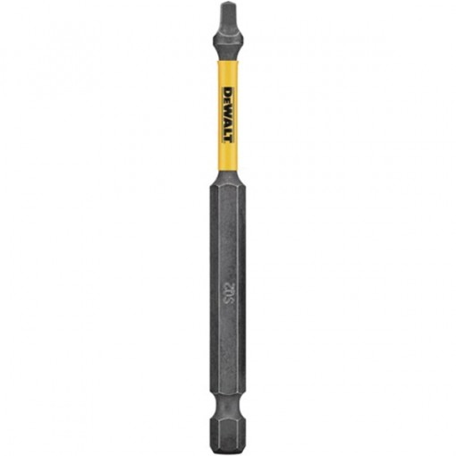 DeWALT DWA3SQ2IR Screwdriver Bit, Square Drive, #2 Drive, 1/4 in Shank, 1 Pack