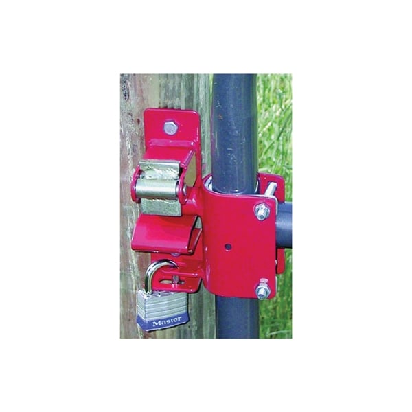 Speeco Red 1-Way Lockable Steel 1-5/8 To 2" Tube Gate Latch S16100500-GL161005 