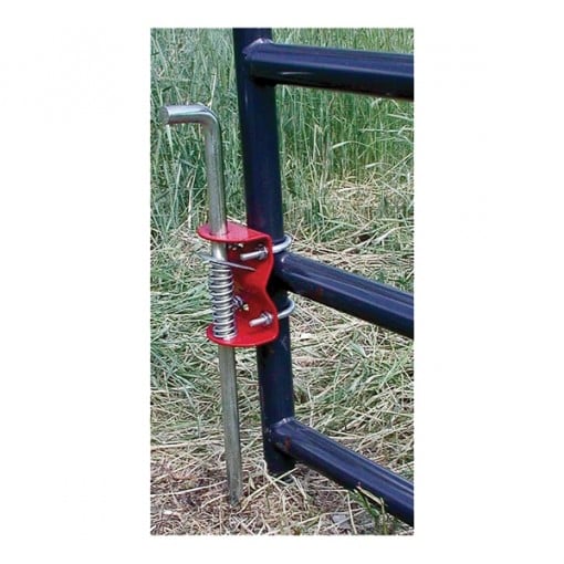 SPEECO S16100200 Gate Anchor, Steel, Red, For 1-5/8 to 2 in OD Round Tube Gate