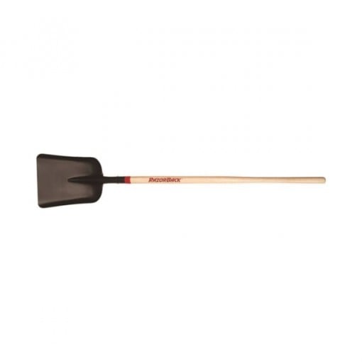 UnionTools 79805 Scoop Shovel, 58-3/4 in OAL, Steel Blade, Hardwood Handle