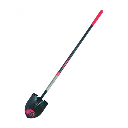 RAZOR-BACK 2594400 Shovel, 5-1/4 in L x 9 in W Blade, Fiberglass Handle