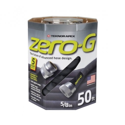 Zero-G 4001-50 Garden Hose, 600 psi Operating, 50 ft L, Vinyl
