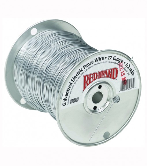 Red Brand Electric Smooth Fence Wire, 14 Gauge, 1/2 mile Wilco Farm