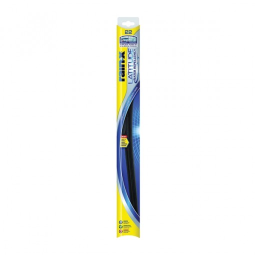 Rain-X Latitude Winter 5079279-2/5079279 Wiper Blade, 22 in, Curved Blade, Rubber