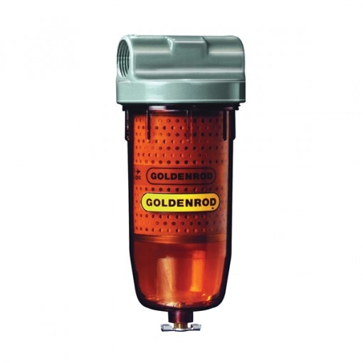 DL Goldenrod 495 Fuel Filter, 25 gpm, 1 in NPT