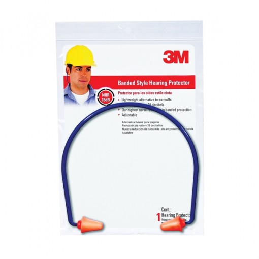 3M TEKK Protection 90537-80025T Banded Hearing Protector