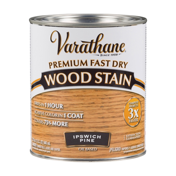 VARATHANE 262012 Wood Stain, Ipswich Pine, 1 qt Can - Wilco Farm Stores