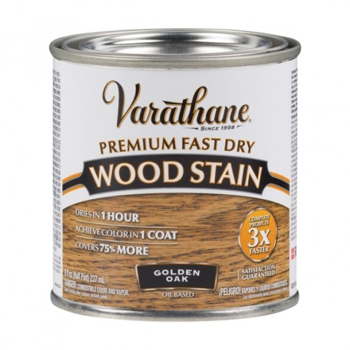 VARATHANE 262021 Wood Stain, Golden Oak, 0.5 pt Can