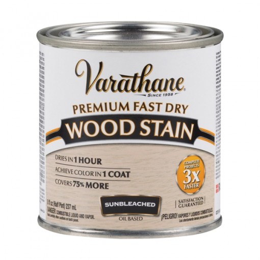 VARATHANE 262030 Wood Stain, Sun Bleached, 0.5 pt Can